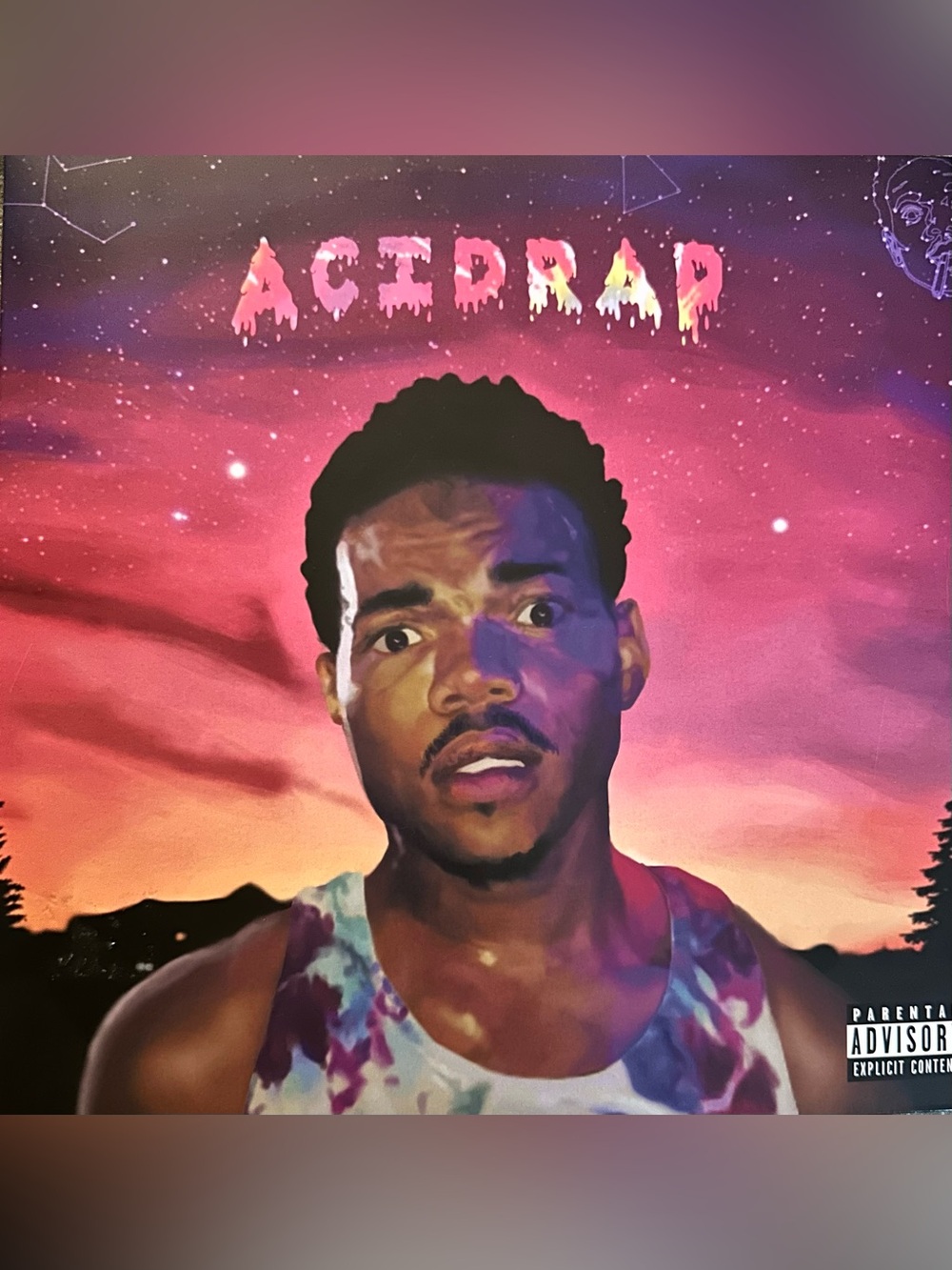Chance the Rapper ACIDRAP 2019 reissue purple and blue swirl vinyl